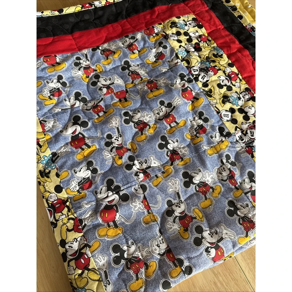 Disney Mickey Mouse Quilt Baby‎ Mickey Minnie Mouse 45x45